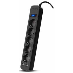Сетевой фильтр-удлинитель Sven SF-05LU 5m (Black) Thumb