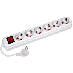 Filtru de retea-prelungitor Teb Elektrik 200-605-602 5m (White)