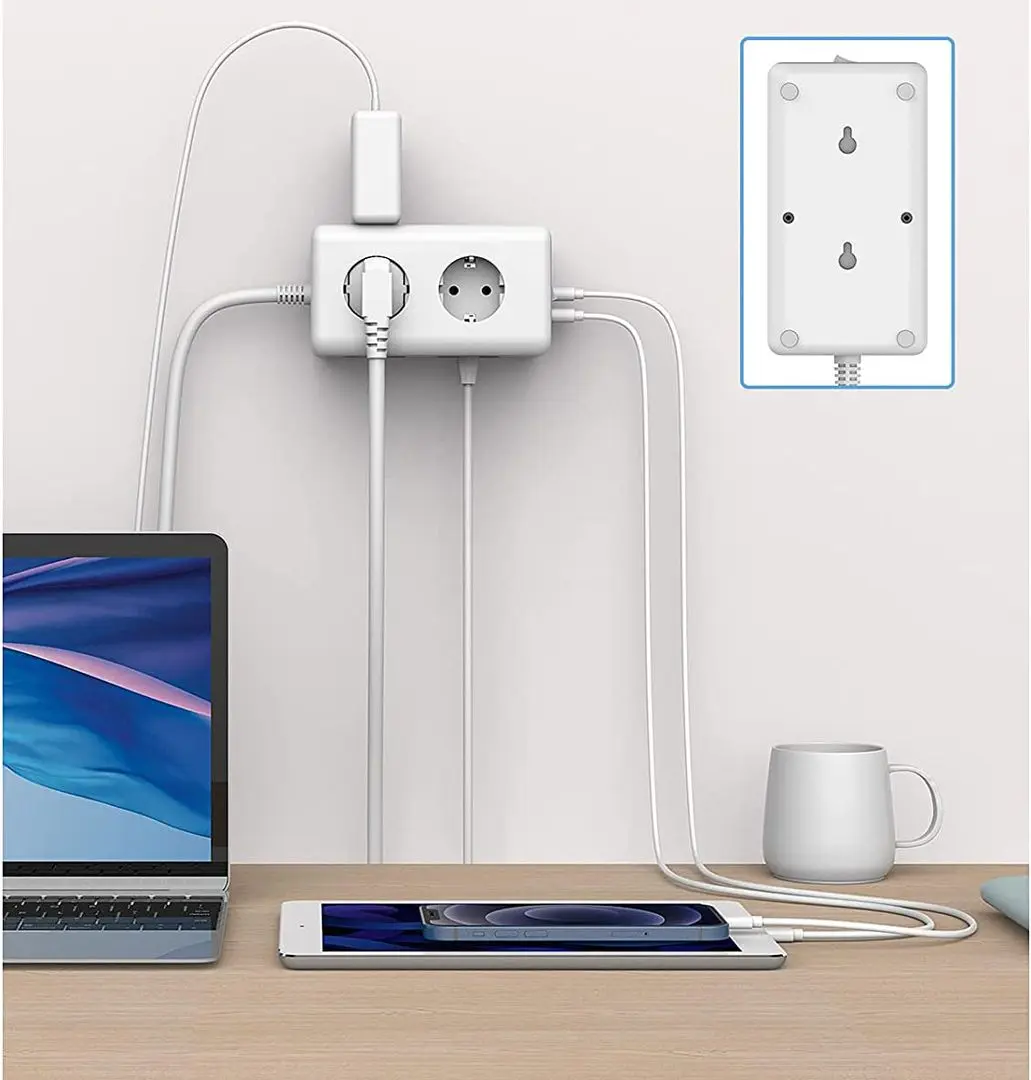 Удлинитель-куб Tessan TS-306 2m (White)