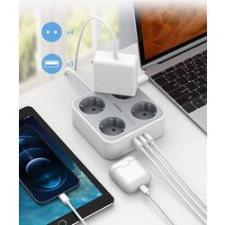 Удлинитель Tessan TS-302 1.5m (White) Thumb