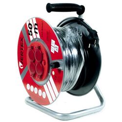 Удлинитель на катушке Vertex PB50METAL 50м (Red/Black) Thumb
