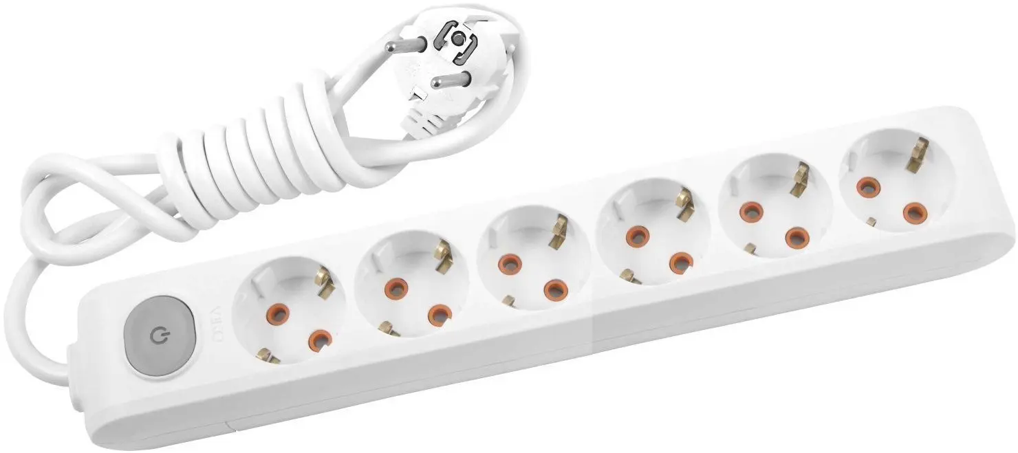 Сетевой фильтр-удлинитель Viko Multi-Let 118602 2m (White)