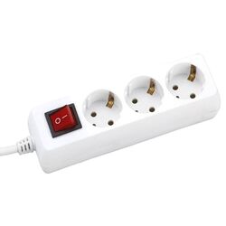 Удлинитель Volsten 3x1.5-ZDV 1.5m (White)