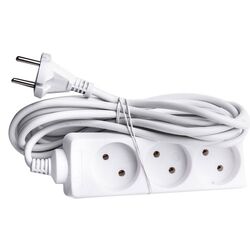 Prelungitor Volsten S 3x1.5 1.5m (White) Thumb