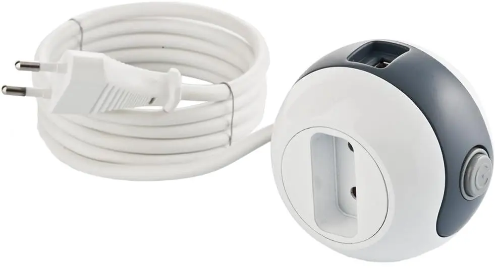 Удлинитель Watt&Co MPF-MBall-GR-B 1.8m (White/Grey)