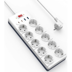 Сетевой фильтр Wiwu Wi-S008 2м (White) Thumb