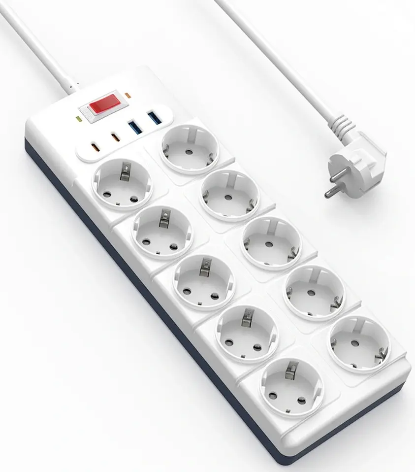 Сетевой фильтр Wiwu Wi-S008 2м (White)