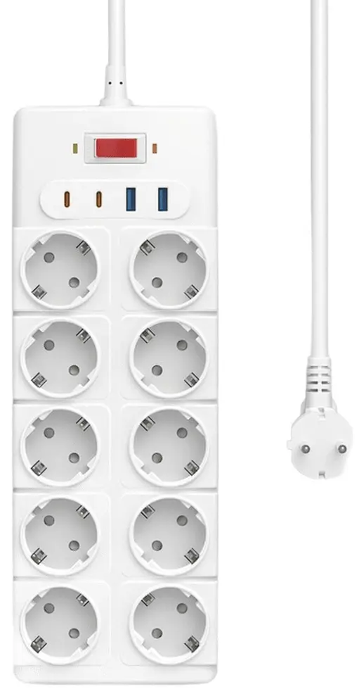 Сетевой фильтр Wiwu Wi-S008 2м (White)