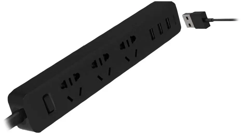 Сетевой фильтр-удлинитель Xiaomi KingMi Power Strip 3 (Black) - 2