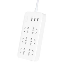 Filtru de retea-prelungitor Xiaomi Mi Power Strip 6 (White) Thumb
