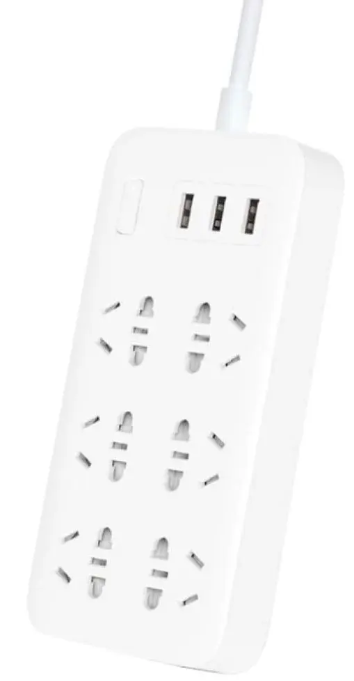 Filtru de retea-prelungitor Xiaomi Mi Power Strip 6 (White) - 2