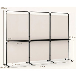 Ширма для комнаты Costway HV11025WH (White) Thumb