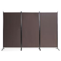 Paravan de camera Costway HW65774CF (Brown) Thumb