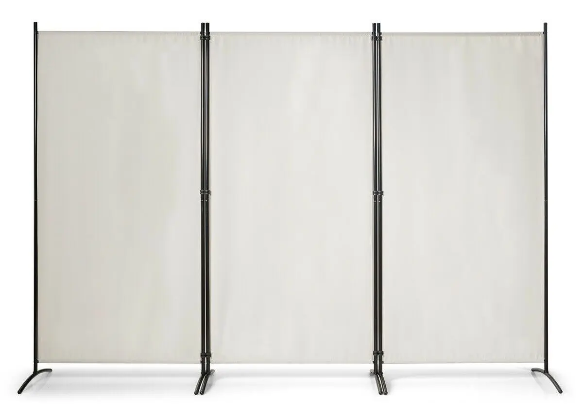 Paravan de camera Costway HW65774WH (White) - 7