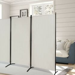 Paravan de camera Costway HW65774WH (White) Thumb