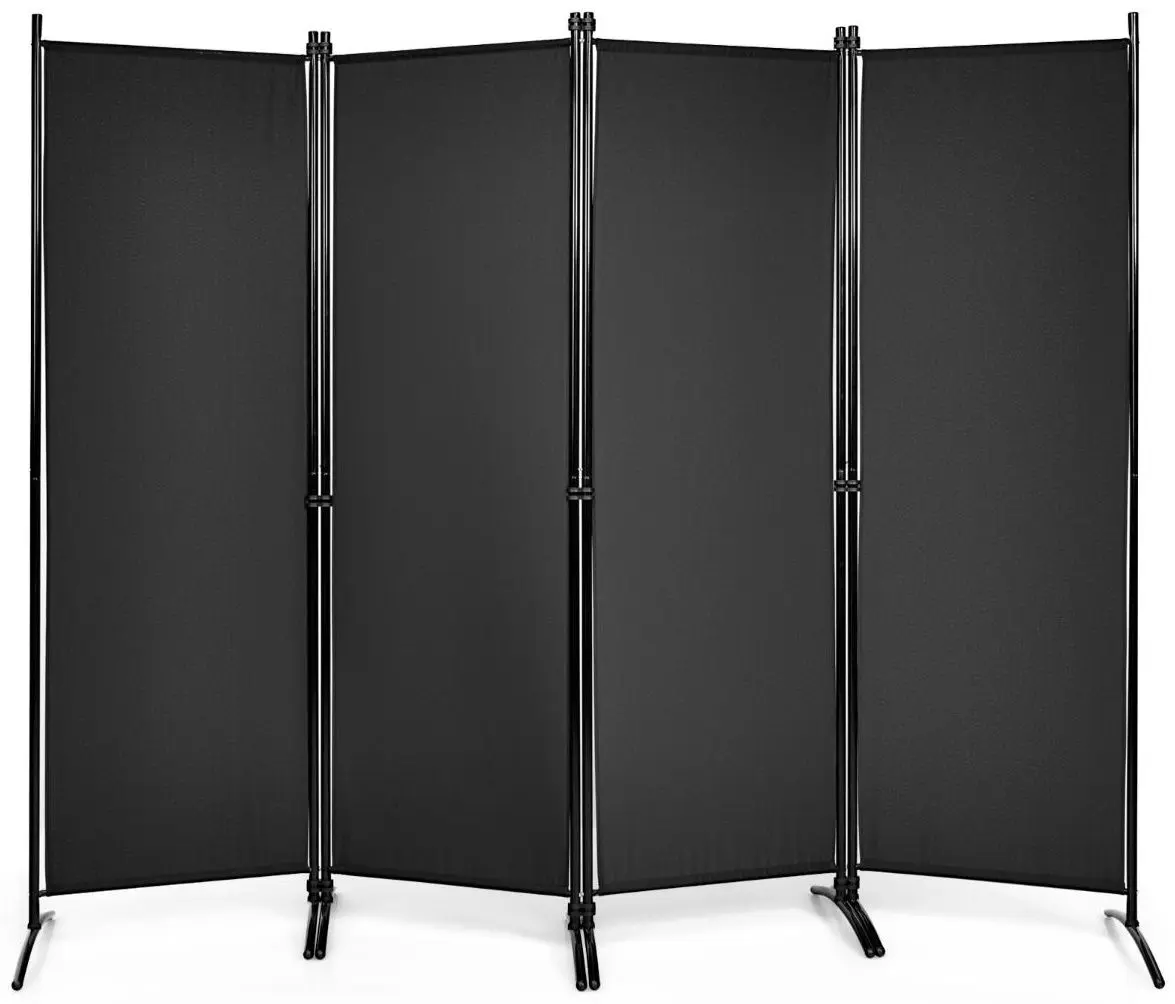 Paravan de camera Costway HW68273BK (Black)