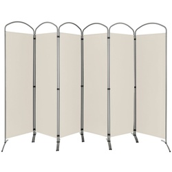 Ширма для комнаты Costway JV10727WH (Cream White/Grey)