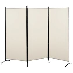 Ширма для комнаты Homcom 830-306V01BG (Beige)