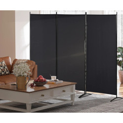 Paravan de camera Homcom 830-306V01BK (Black) Thumb