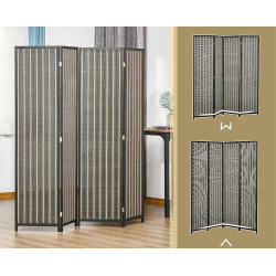 Ширма для комнаты Homcom 830-311 (Black/Brown) Thumb