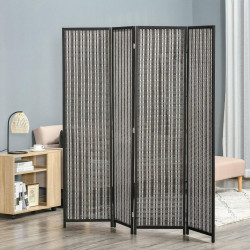 Ширма для комнаты Homcom 830-311 (Black/Brown) Thumb