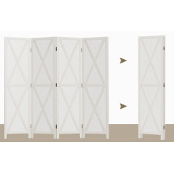 Ширма для комнаты Homcom 830-347WT (White) Thumb