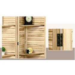 Ширма для комнаты Homcom 830-368ND (Natural) Thumb