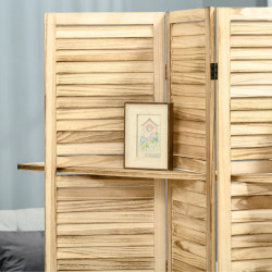 Ширма для комнаты Homcom 830-368ND (Natural) Thumb