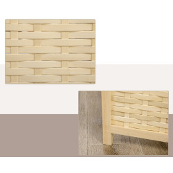 Paravan de camera Homcom 830-623V00ND (Natural) Thumb