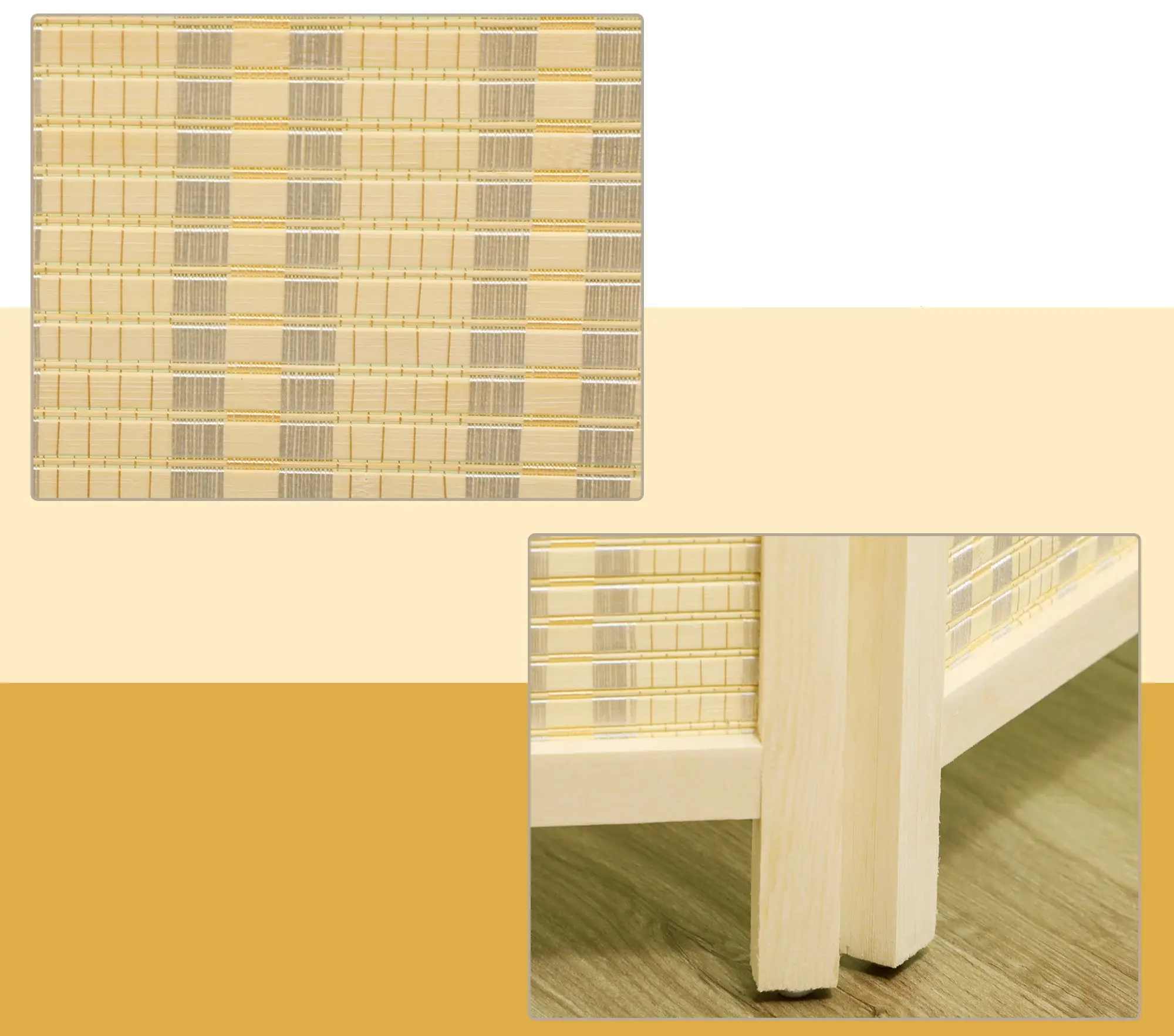 Ширма для комнаты Homcom 830-700V00ND (Natural) - 4