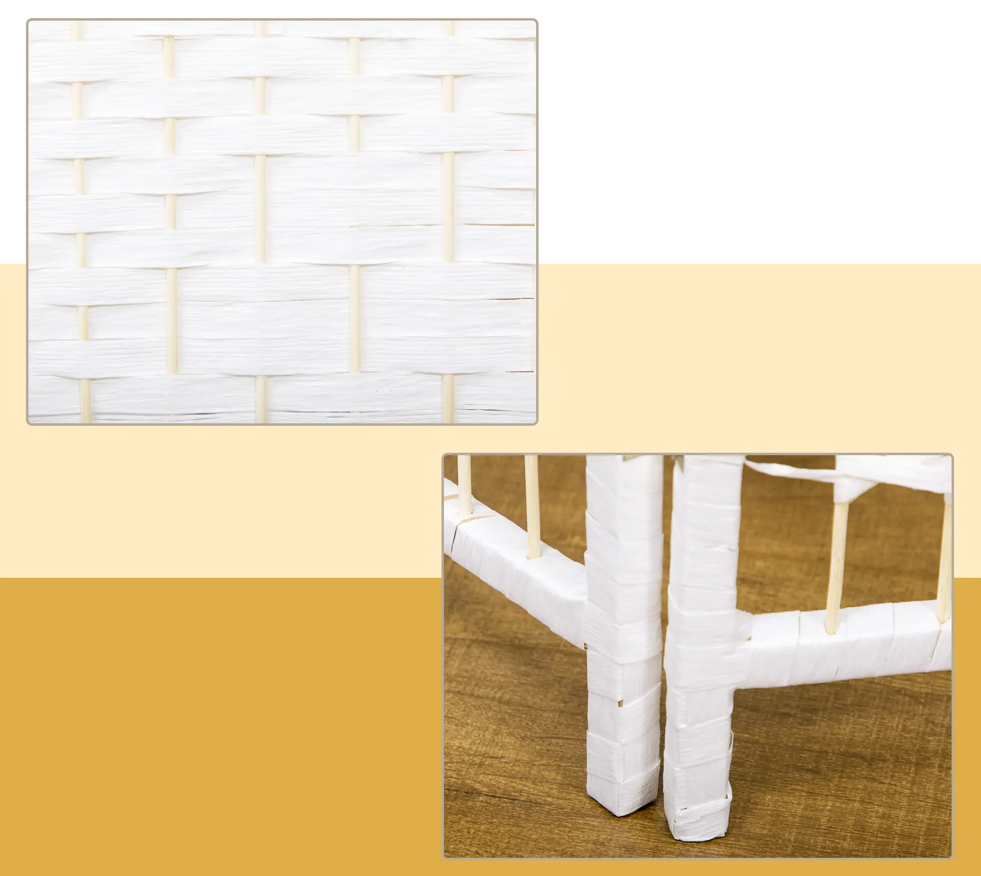 Ширма для комнаты Homcom 830-701V00WT (White) - 6