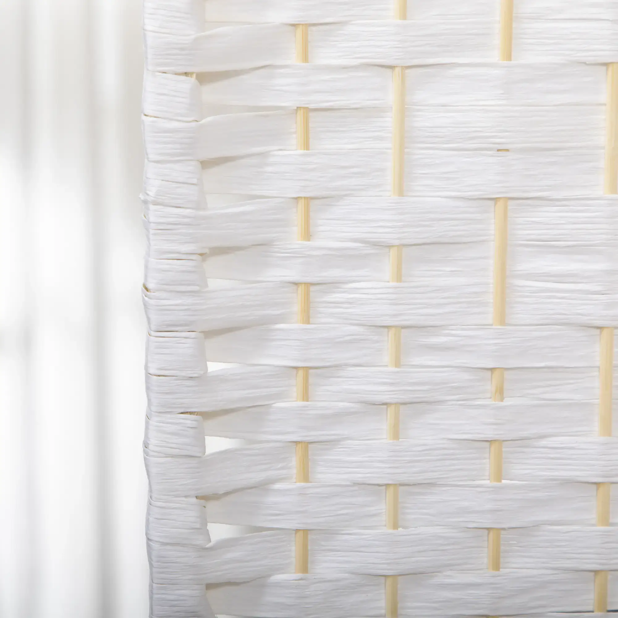 Ширма для комнаты Homcom 830-701V00WT (White) - 9