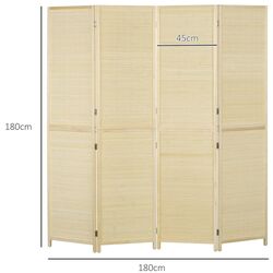 Ширма для комнаты Homcom 830-831V01ND (Natural Wood) Thumb