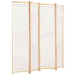 Paravan de camera VidaXL 248173 (Cream)