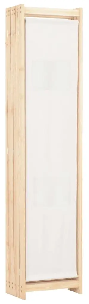 Ширма для комнаты VidaXL 248174 (Cream) - 4