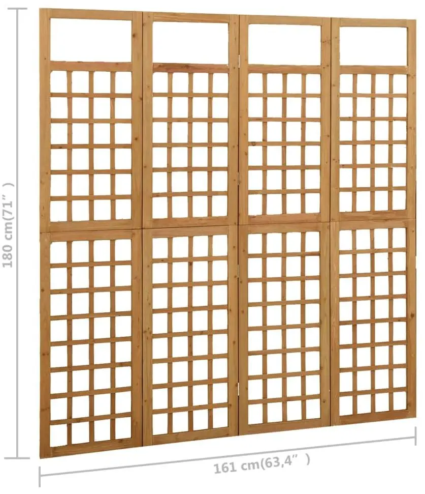 Paravan de camera VidaXL 316479 (Natural)