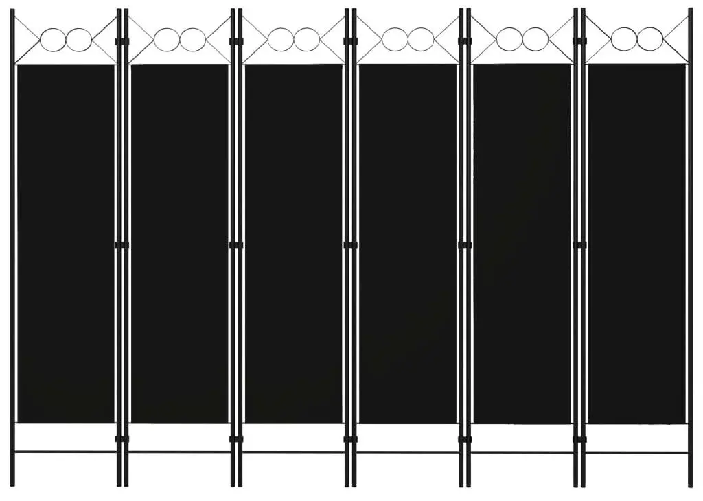 Paravan de camera VidaXL 320714 (Black)