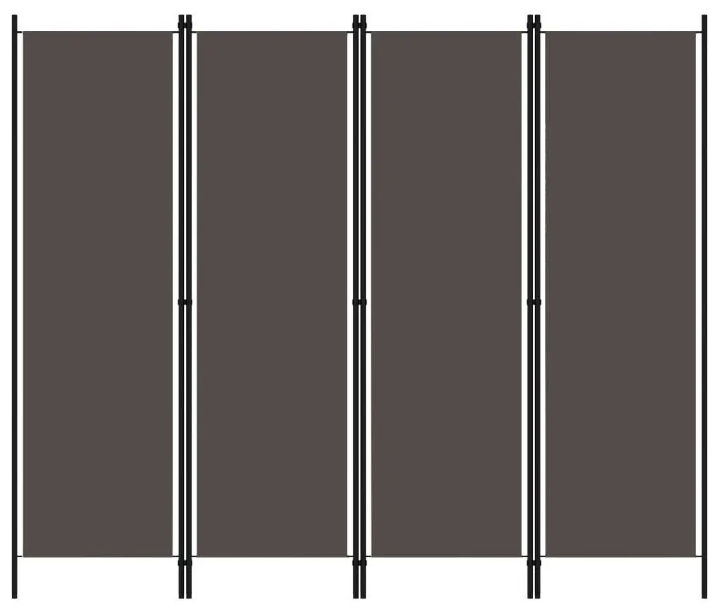Ширма для комнаты VidaXL 320721 (Anthracite)