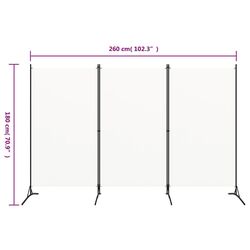 Ширма для комнаты VidaXL 320731 (White) Thumb