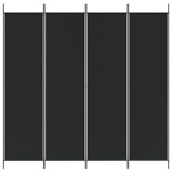 Paravan de camera VidaXL 350185 (Black) Thumb