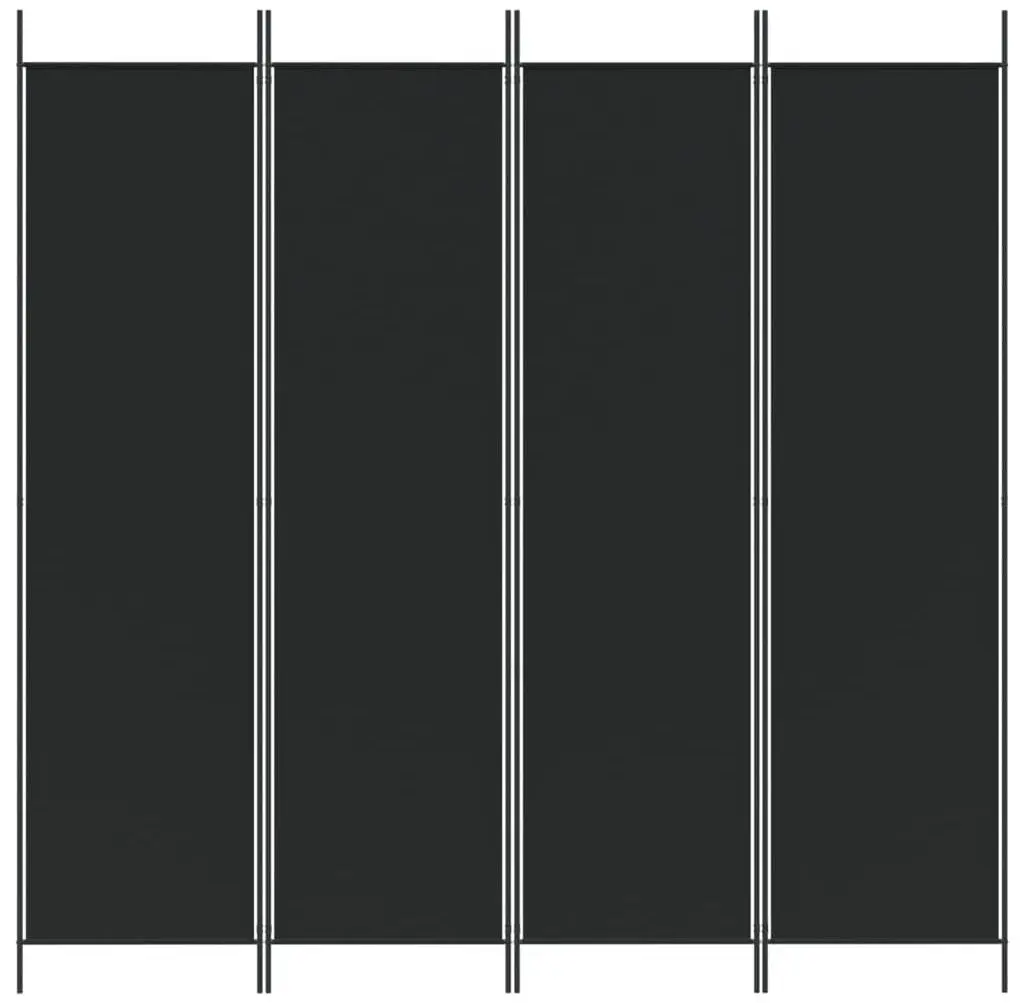 Paravan de camera VidaXL 350185 (Black)