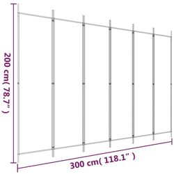 Ширма для комнаты VidaXL 350190 (White) Thumb