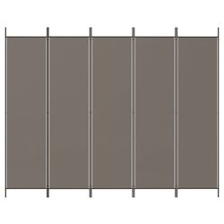 Paravan de camera VidaXL 350204 (Anthracite) Thumb