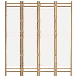 Paravan de camera VidaXL 350624 (White/Cream) Thumb