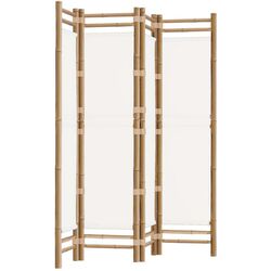 Paravan de camera VidaXL 350624 (White/Cream) Thumb