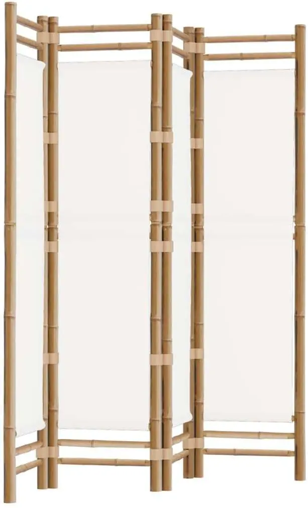 Paravan de camera VidaXL 350624 (White/Cream)