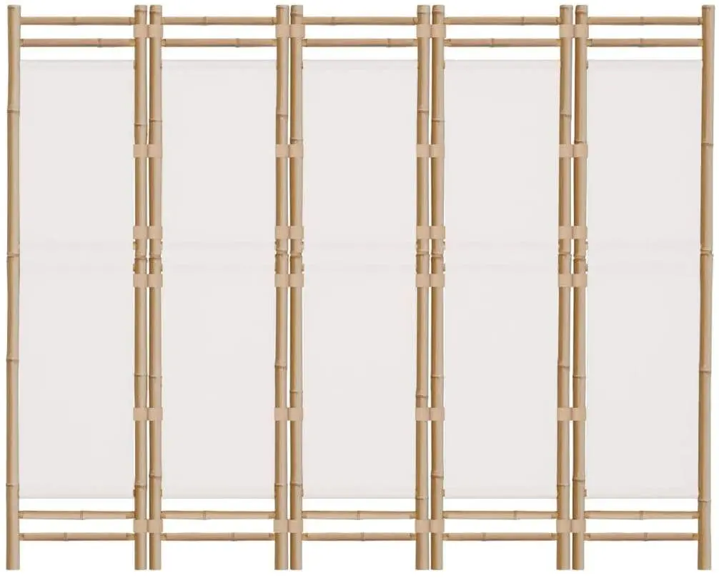 Paravan de camera VidaXL 350625 (White/Cream)