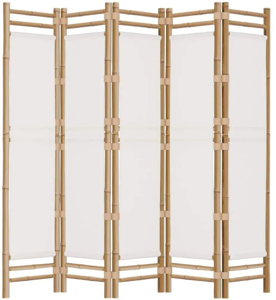 Paravan de camera VidaXL 350625 (White/Cream)