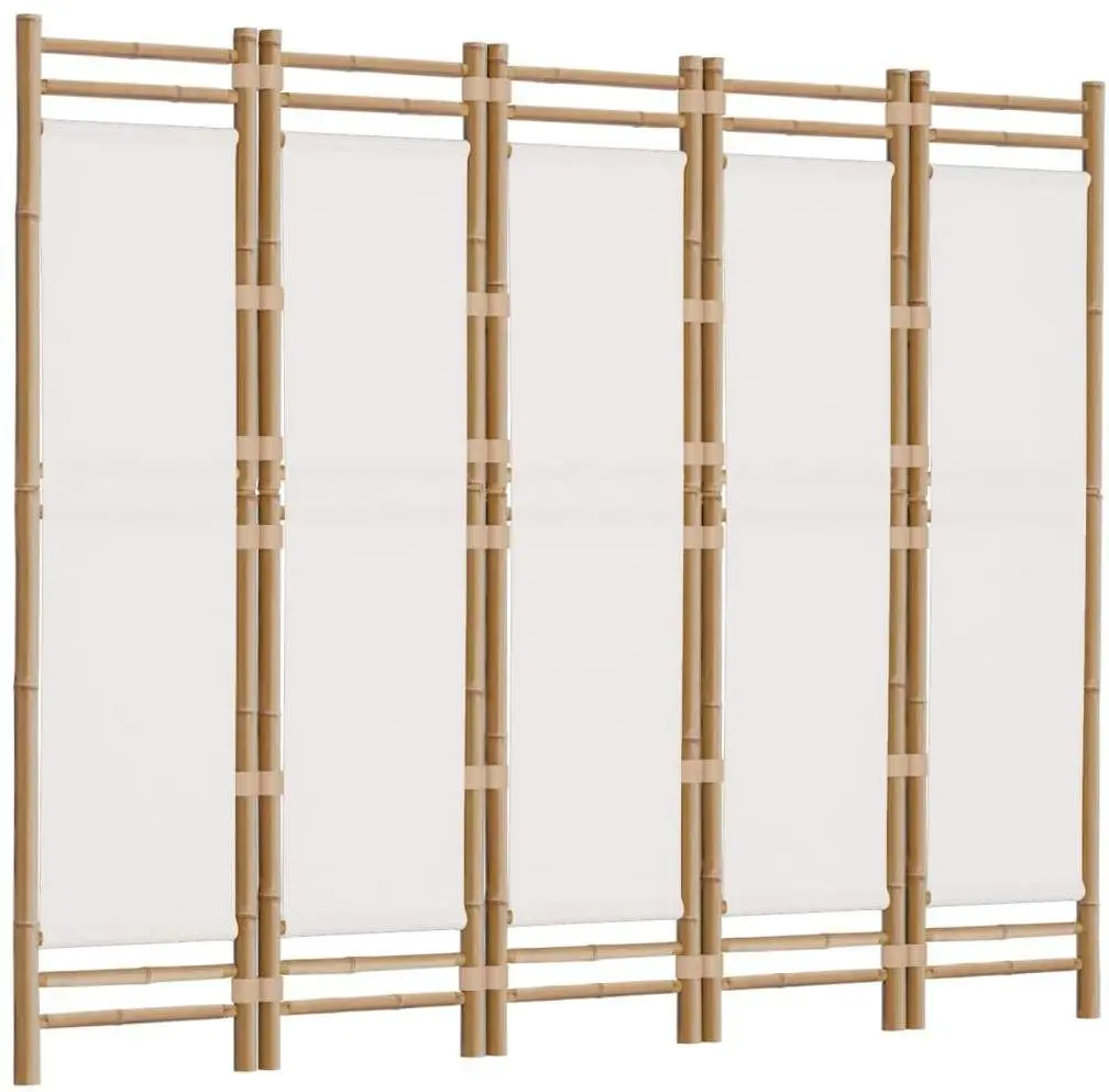 Paravan de camera VidaXL 350625 (White/Cream)