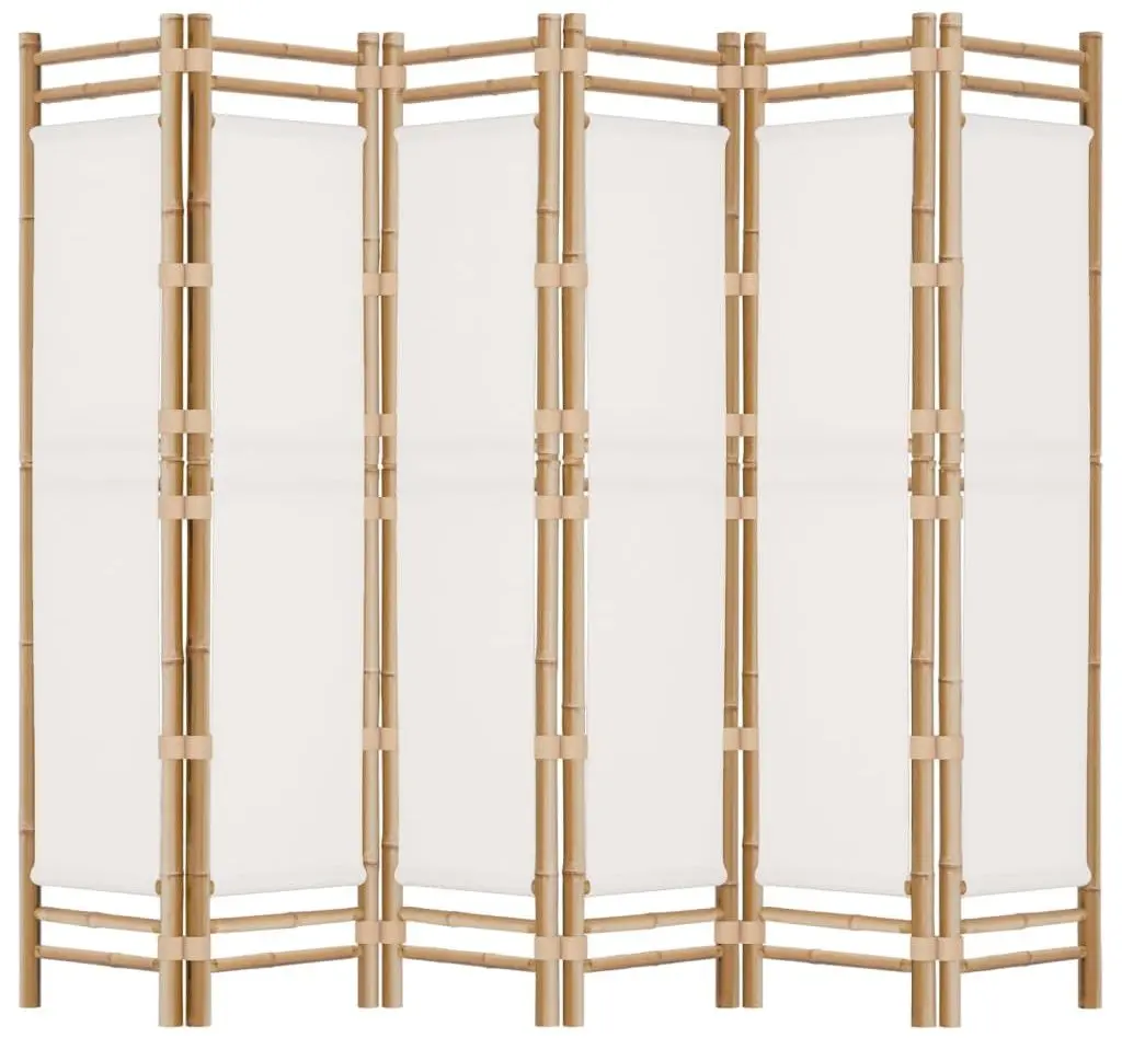 Paravan de camera VidaXL 350626 (Cream/Natural)